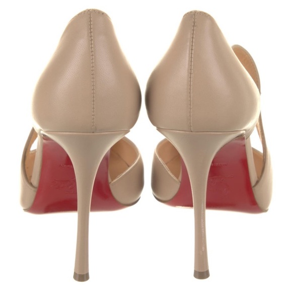 🛑 SOLD 🛑 Christian Louboutin Decalcoco 100mm Leather D’Orsay Pumps w/ Tags - Picture 5 of 5